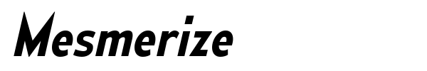 Mesmerize font preview
