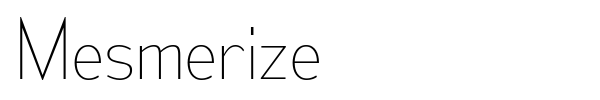 Mesmerize font preview