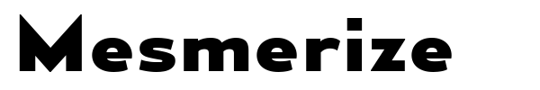 Mesmerize font preview