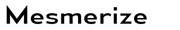 Mesmerize font preview