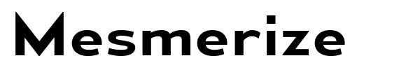 Mesmerize font preview