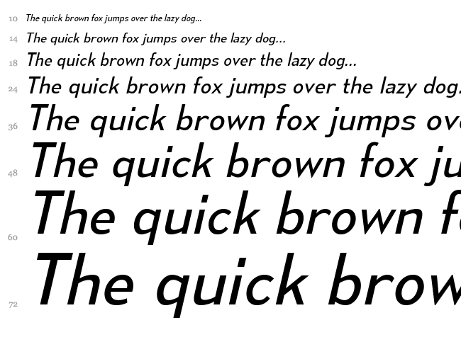 Mesmerize font waterfall