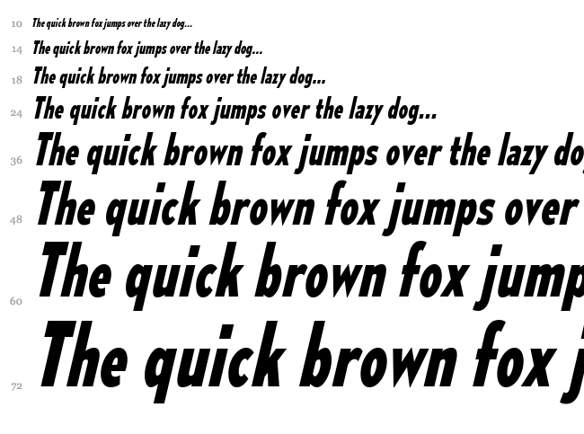 Mesmerize font waterfall