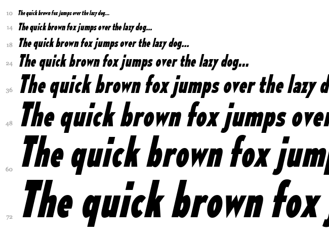 Mesmerize font waterfall