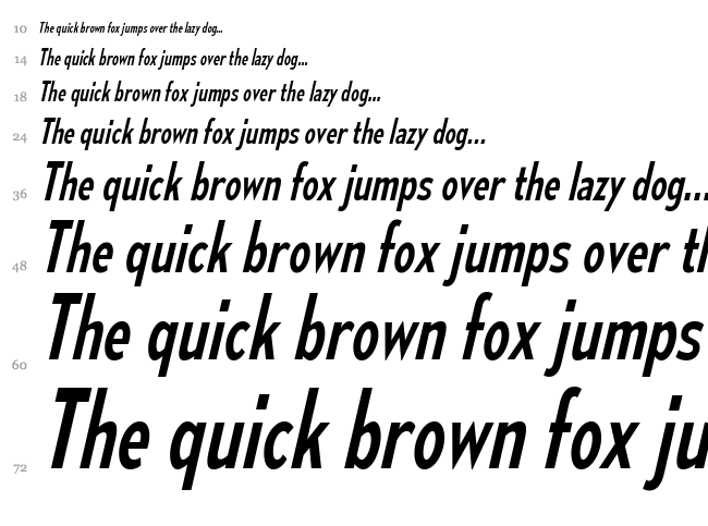 Mesmerize font waterfall
