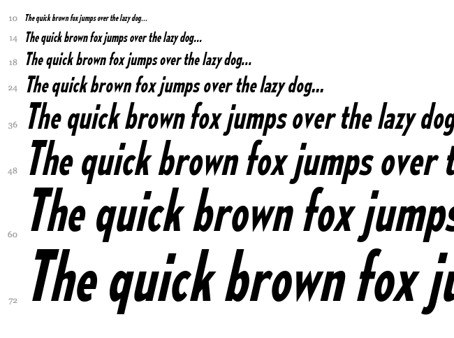 Mesmerize font waterfall