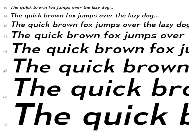 Mesmerize font waterfall