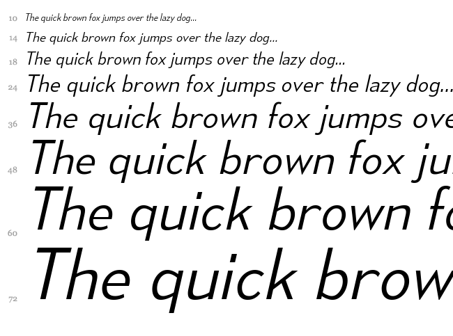 Mesmerize font waterfall
