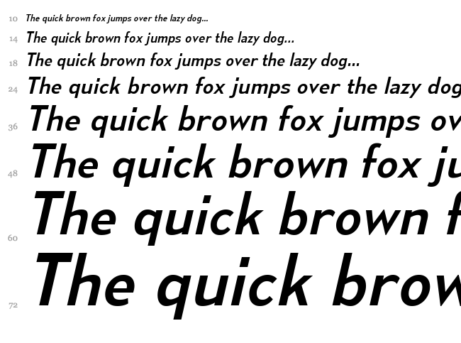 Mesmerize font waterfall