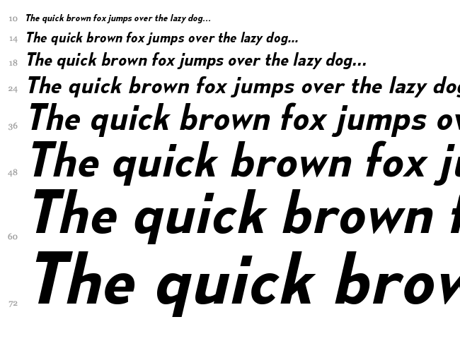 Mesmerize font waterfall
