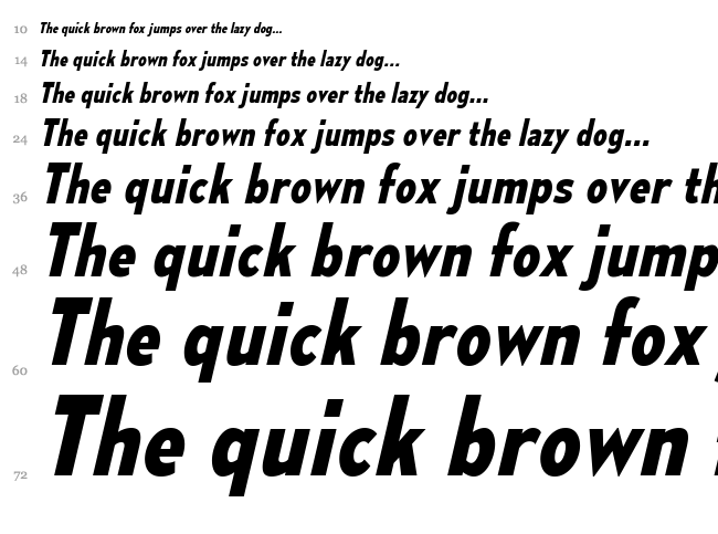 Mesmerize font waterfall