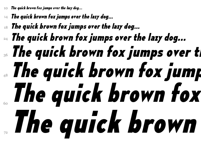 Mesmerize font waterfall
