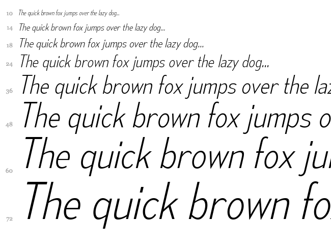 Mesmerize font waterfall