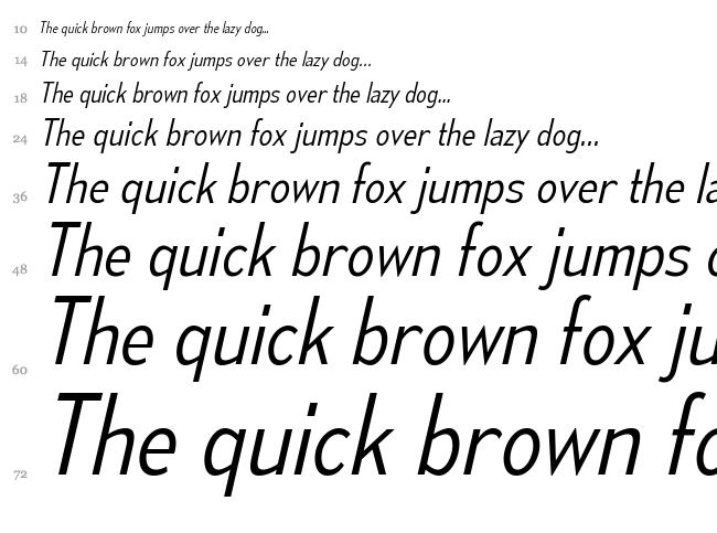 Mesmerize font waterfall