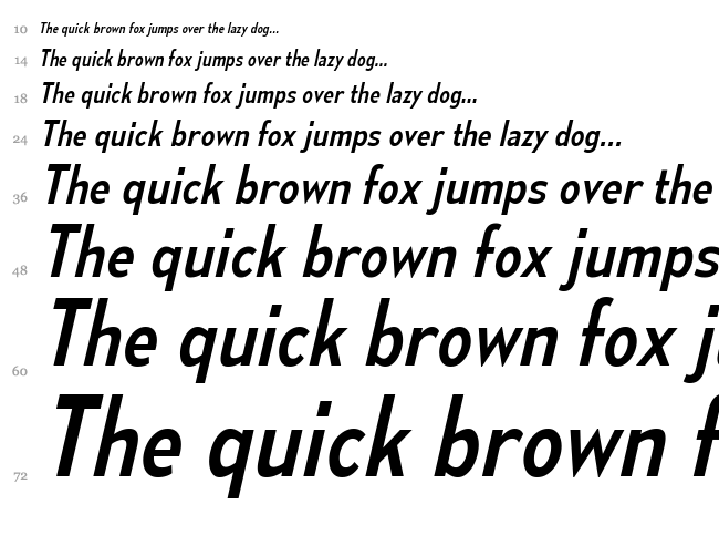 Mesmerize font waterfall