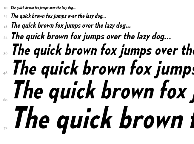 Mesmerize font waterfall