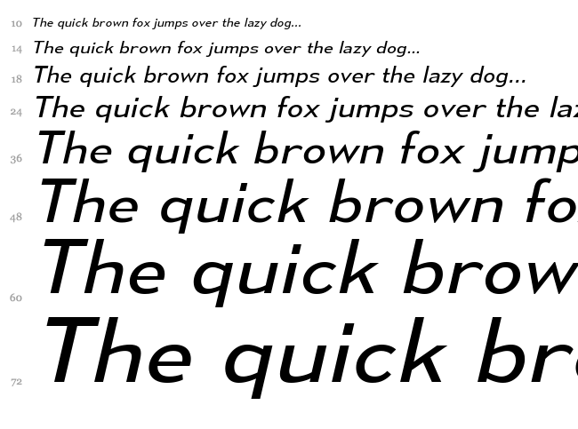 Mesmerize font waterfall