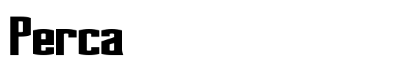 Perca font preview