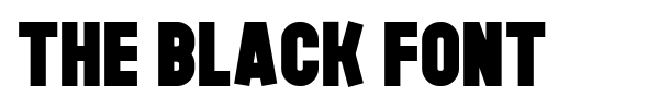 The Black Font fuente