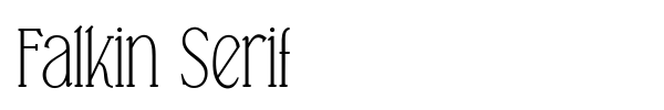 Falkin Serif fuente