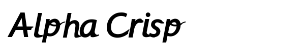 Alpha Crisp fuente