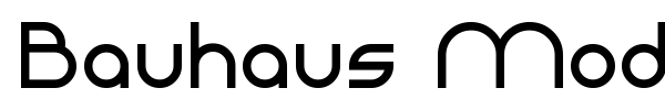 Bauhaus Modern fuente