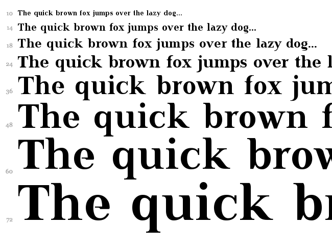 Doriel font waterfall