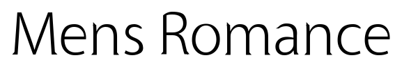 Mens Romance fuente