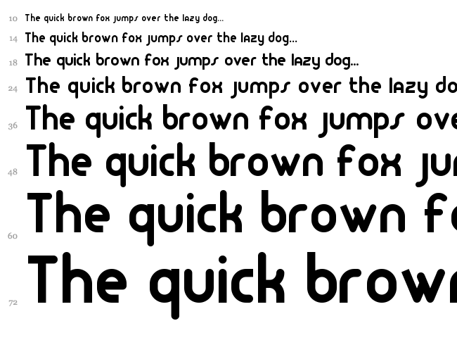 Nita font waterfall