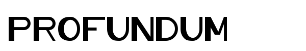 Profundum fuente