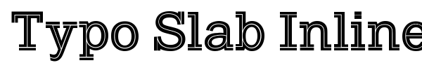 Typo Slab Inline fuente