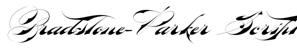 Bradstone-Parker Script fuente