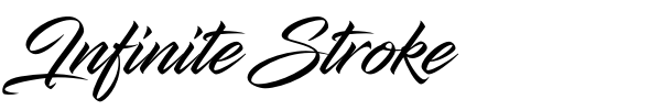 Infinite Stroke font preview