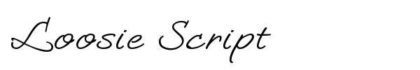 Loosie Script fuente