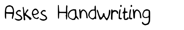Askes Handwriting fuente