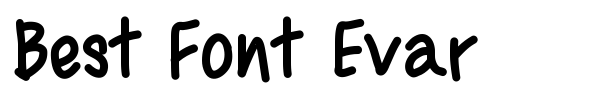 Best Font Evar font preview