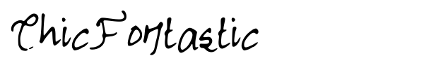 ChicFontastic fuente