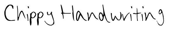 Chippy Handwriting fuente