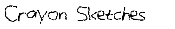 Crayon Sketches fuente