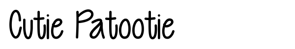 Cutie Patootie fuente