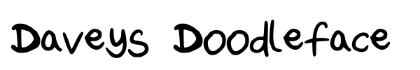 Daveys Doodleface fuente