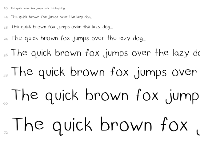 DeJarnatt font waterfall