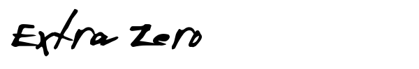 Extra Zero fuente