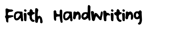 Faith Handwriting fuente