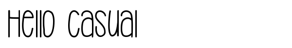 Hello Casual fuente