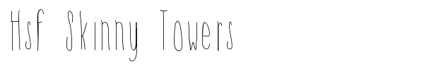 Hsf Skinny Towers fuente
