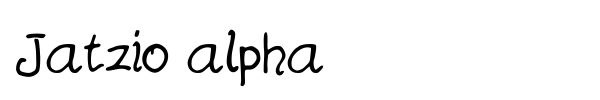 Jatzio alpha fuente