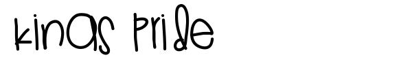 Kings Pride font preview