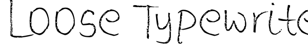 Loose Typewriter fuente