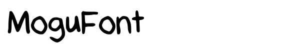 MoguFont font preview